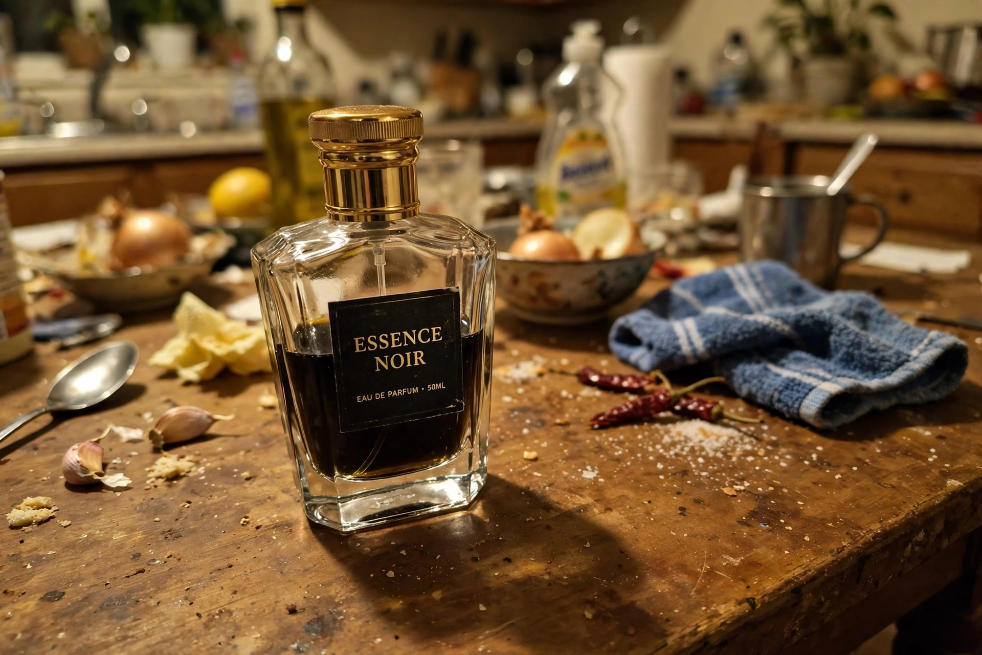 Before: original product photo with distracting background