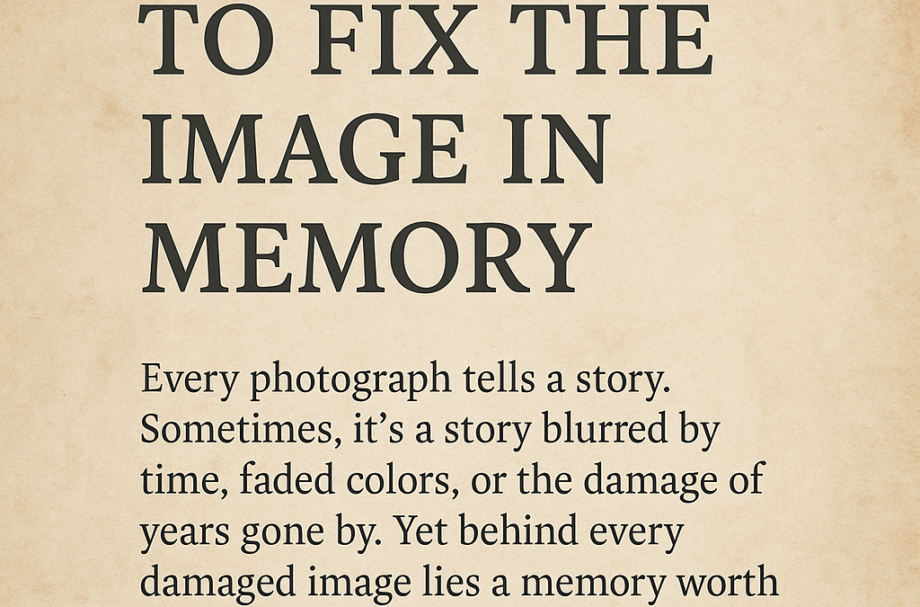 The Emotional Power of Restoring Memories